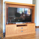 テレビのサイズに合わせたTVボード